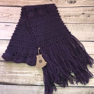 NWT SIROGOJNO Boysenberry Icelandic Wool Scarf